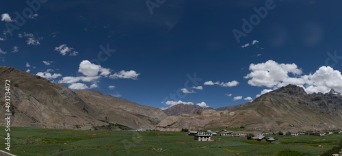 Dul Village in Pin Valley, Spiti Valley, Himachal Pradesh, India