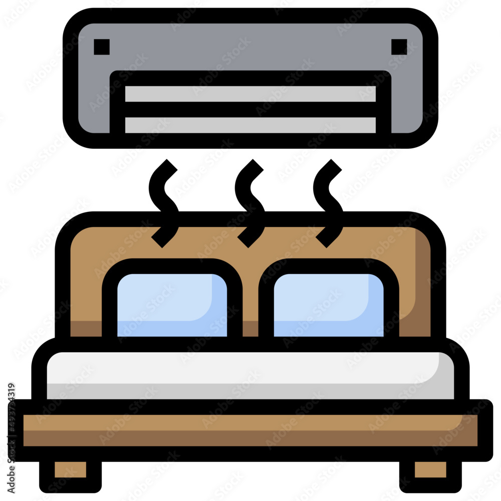 air conditioner filled outline icon,linear,outline,graphic,illustration air conditioner filled outline icon,linear,outline,graphic,illustration