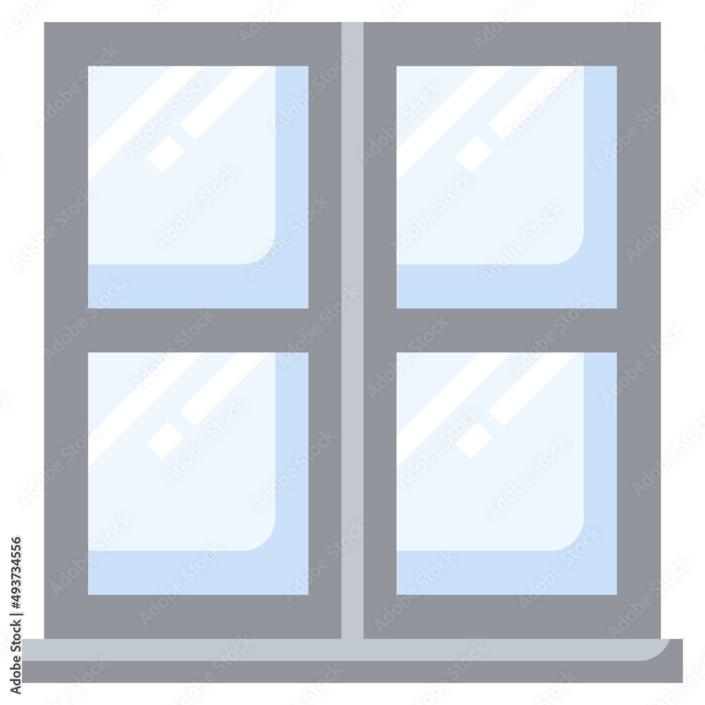 window flat icon,linear,outline,graphic,illustration