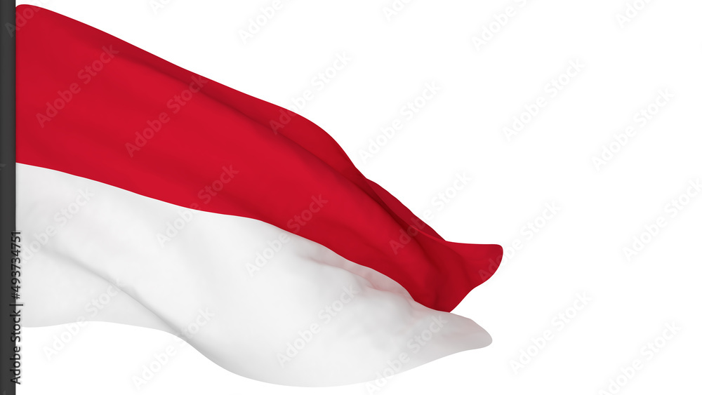 national flag background image,wind blowing flags,3d rendering,Flag of Monaco national flag background image,wind blowing flags,3d rendering,Flag of Monaco