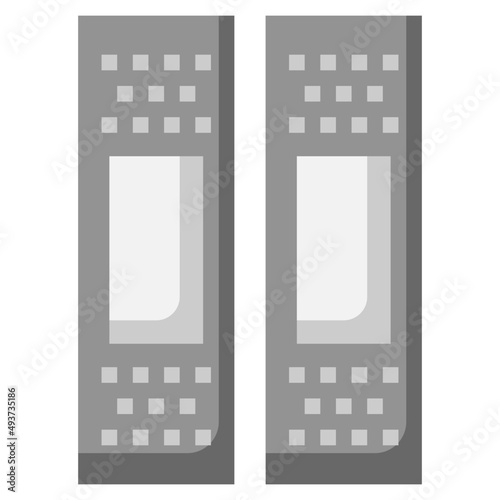 bandage flat icon,linear,outline,graphic,illustration
