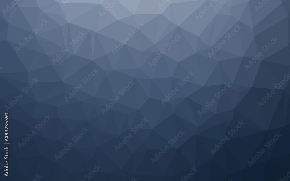 Dark BLUE vector shining triangular pattern. Dark BLUE vector shining triangular pattern.