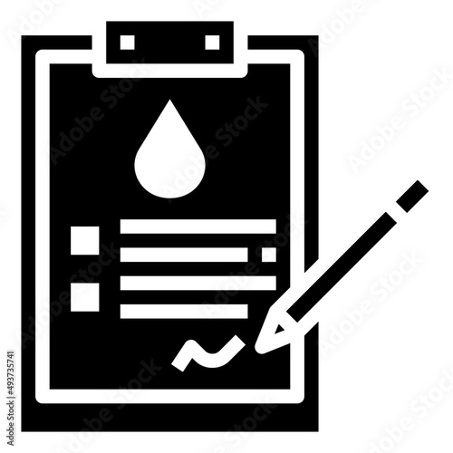 consent glyph icon,linear,outline,graphic,illustration