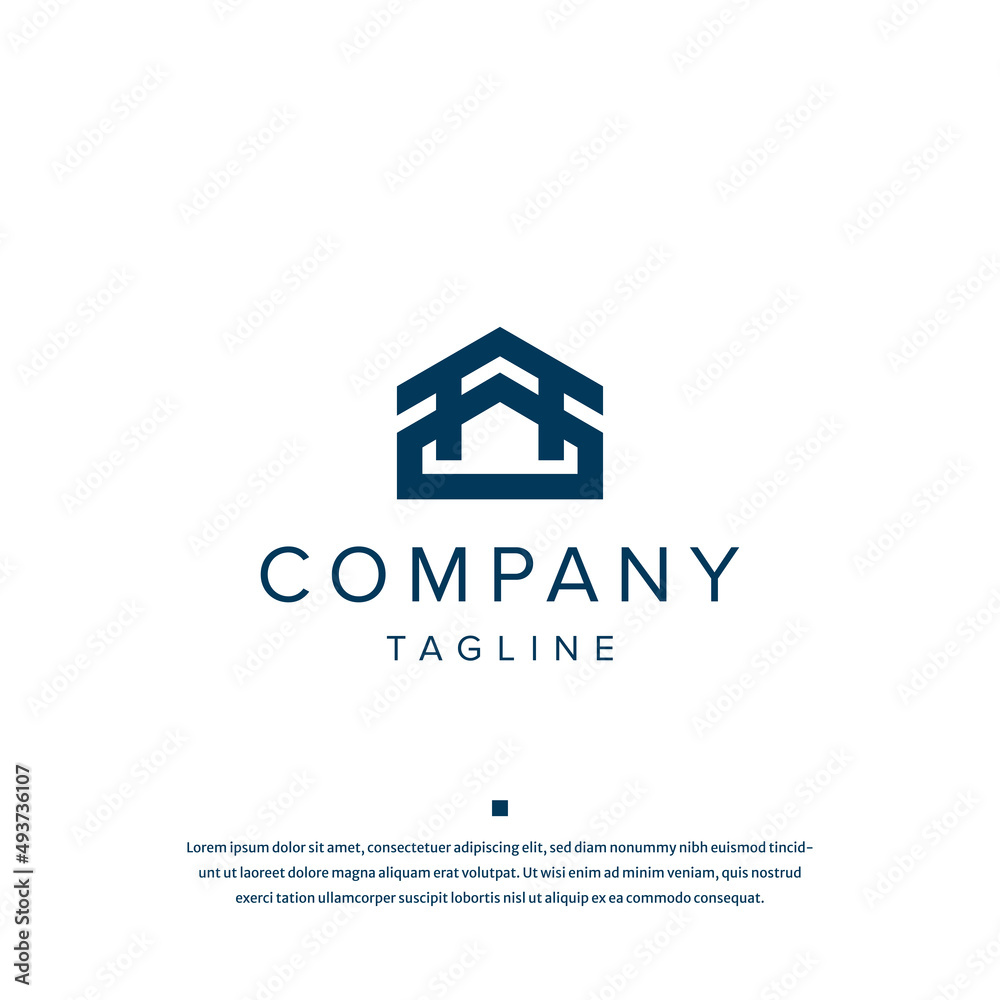 Home or house logo icon design template flat vector Home or house logo icon design template flat vector