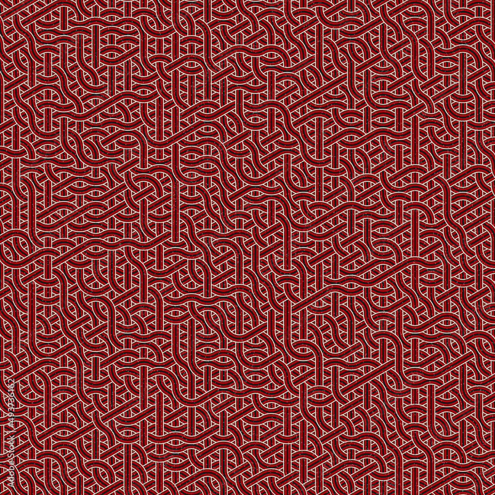 Fototapeta premium Colour Hexagon Tile Connection art background design illustration