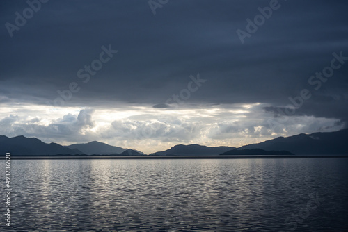 Koycegiz lake scenic landscape view, Dalyan, Turkey