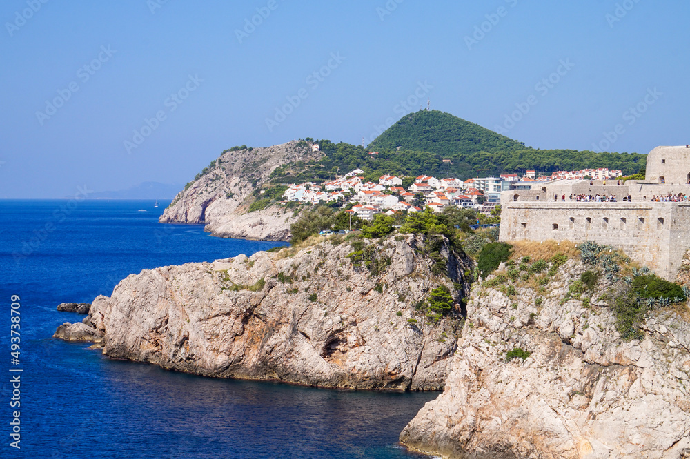 Lovrjenac and cliff faces of Dubrovnik