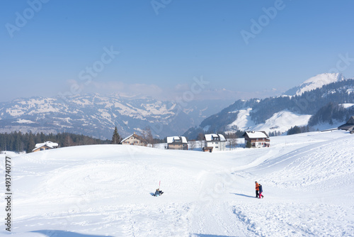 Welcome to high alpine snow capital, Winter in the Saas Valley,
Activities for young and old, snow sports enthusiasts, adventurers, pleasure-seekers and all those who appreciate and love nature. photo