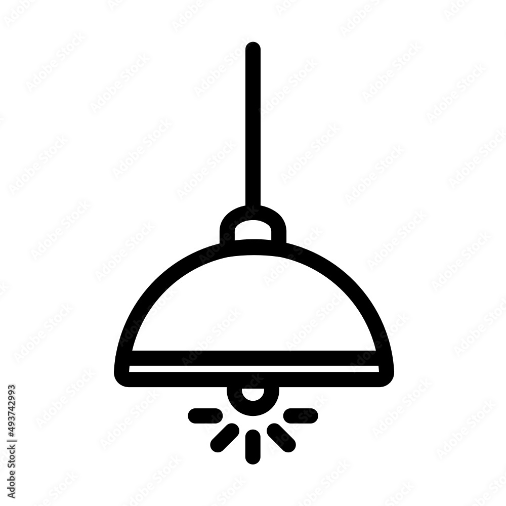 Obraz premium chandelier icon