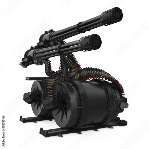 Minigun Isolated photo