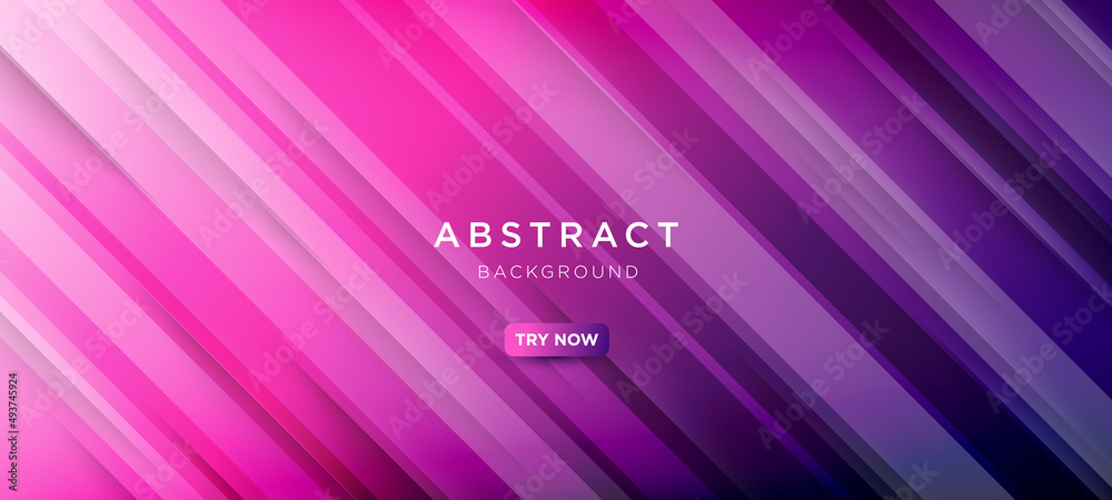 Abstract trendy gradient colorful background. Modern pink background with diagonal lighting line texture. Futuristic speed lighting background. Vector illustratio