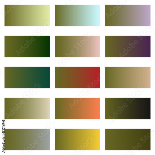 Abstract vector background. Transition from olive shade to other shades. Backgrounds for print and graphics resources.