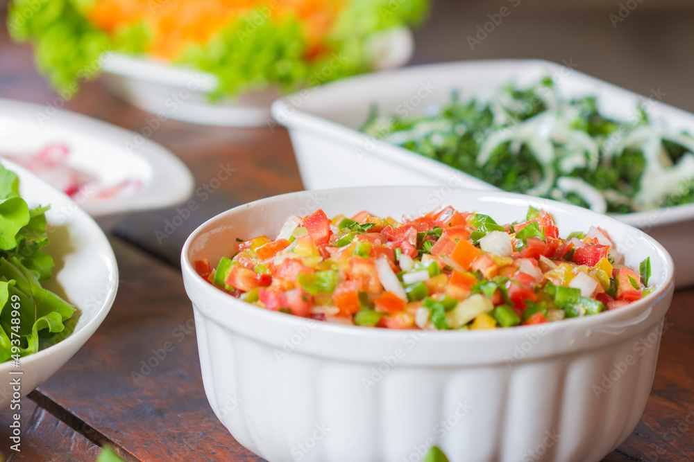 Brazilian Food
This simple and colored salad is very common in Brazil. Brazilian Food
This simple and colored salad is very common in Brazil.