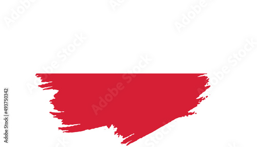 Poland National Flag Illustration
