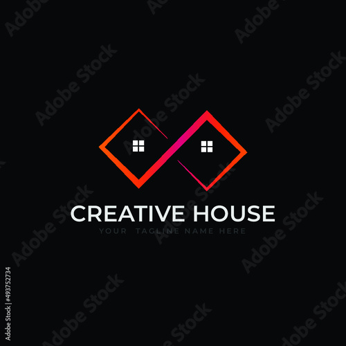 Creative house logo