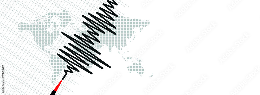 Fototapeta premium earthquake background 