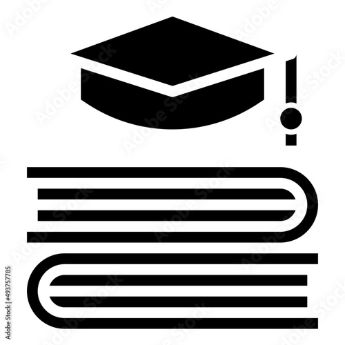 graduation glyph icon,linear,outline,graphic,illustration