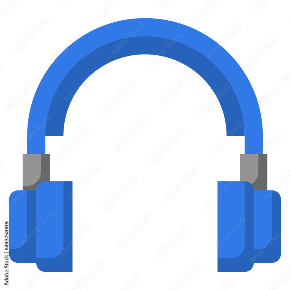 HEADPHONES flat icon,linear,outline,graphic,illustration HEADPHONES flat icon,linear,outline,graphic,illustration
