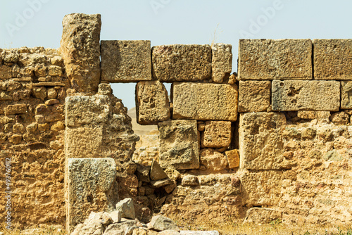 Fototapeta Naklejka Na Ścianę i Meble -  ancient roman ruins of khemissa, Algeria 