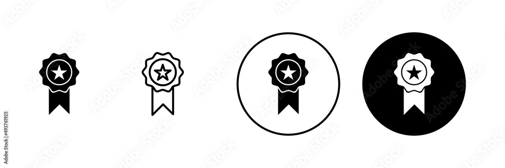 Badge icon set. Awards icon vector. Achieve sign and symbols Badge icon set. Awards icon vector. Achieve sign and symbols