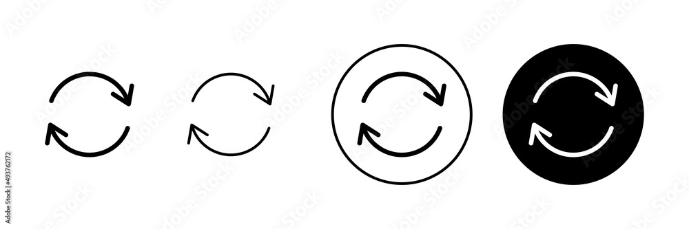 Refresh icons set. Reload sign and symbol. Update icon. Refresh icons set. Reload sign and symbol. Update icon.