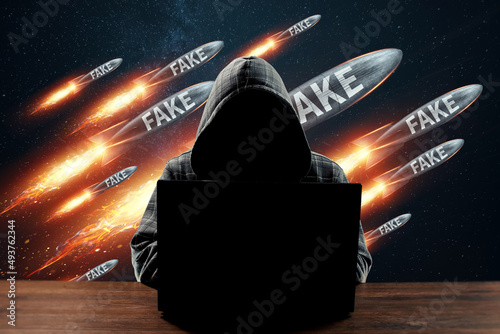 Fotografía Hacker, propagandist launches fake news