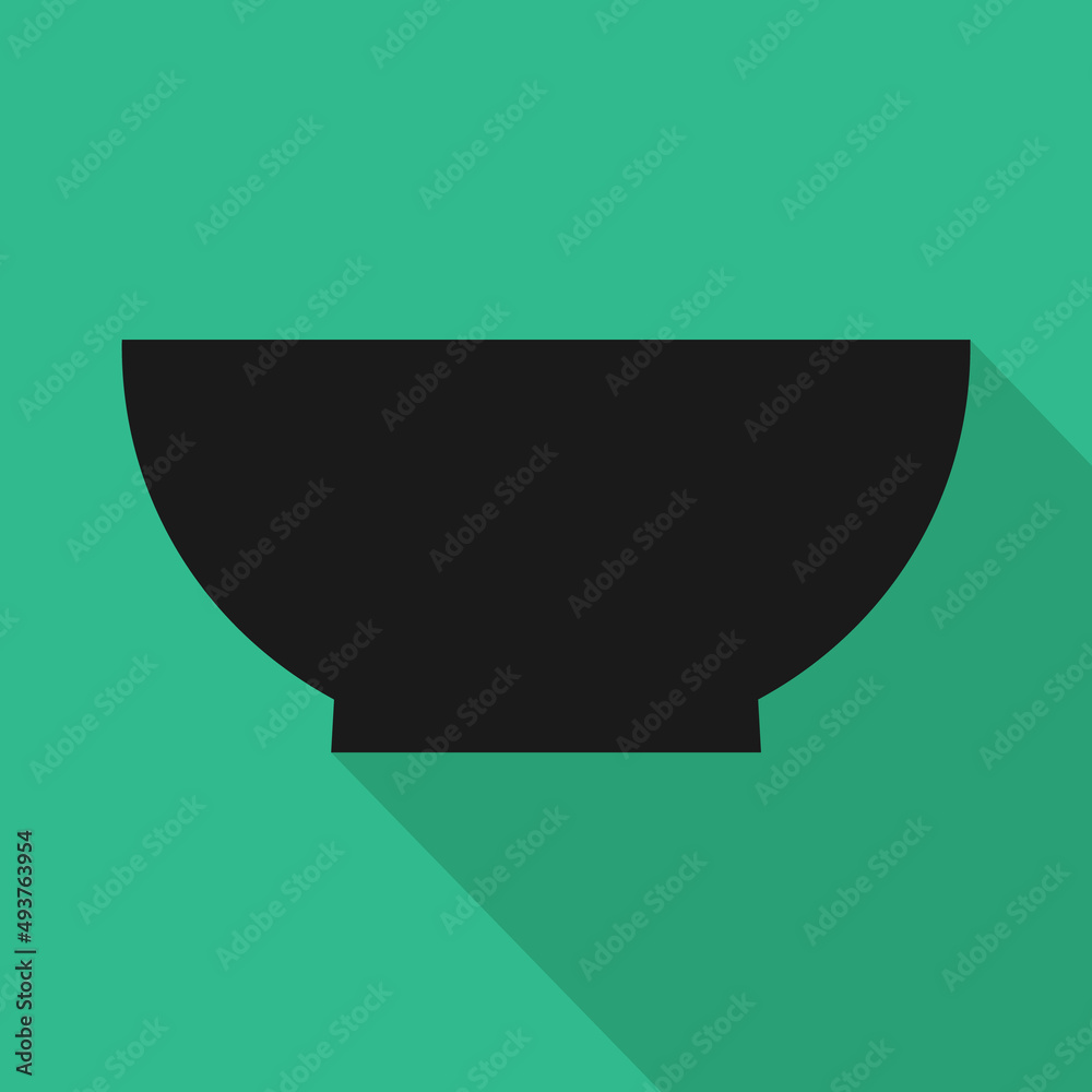 Bowl icon, food sign isolated on background, vector illustration, meal dinner symbol design Bowl icon, food sign isolated on background, vector illustration, meal dinner symbol design