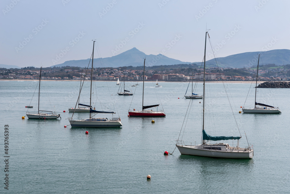 Bay of Txingudi. Bidasoa River. Hendaye Bay of Txingudi. Bidasoa River. Hendaye