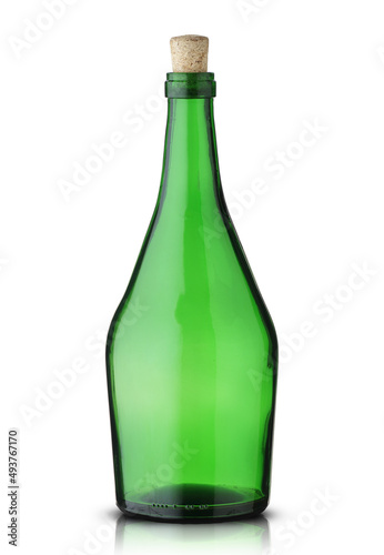 glass green mead bottle