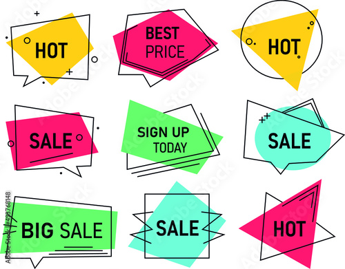 set of sale labels