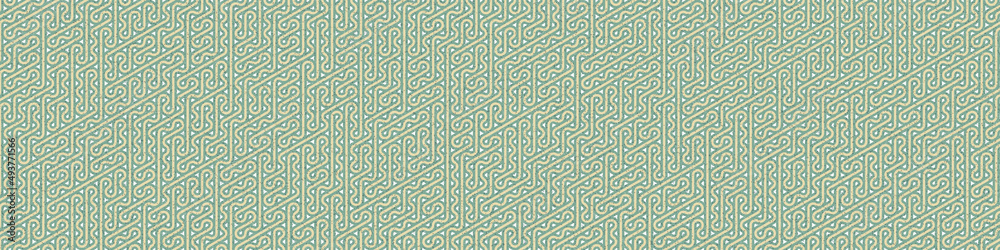 Colour Hexagon Tile Connection art background design illustration
