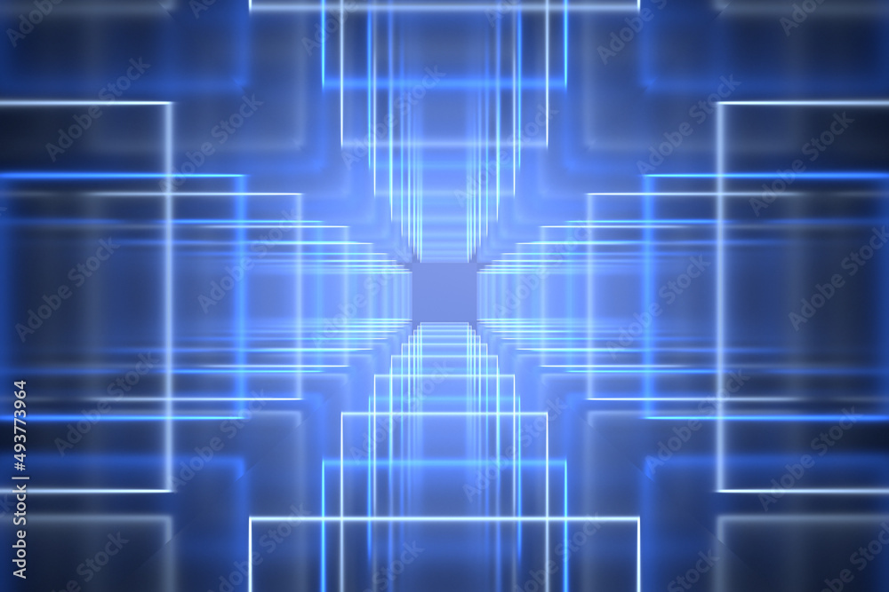3d rendering glow space and tunel 3d rendering glow space and tunel