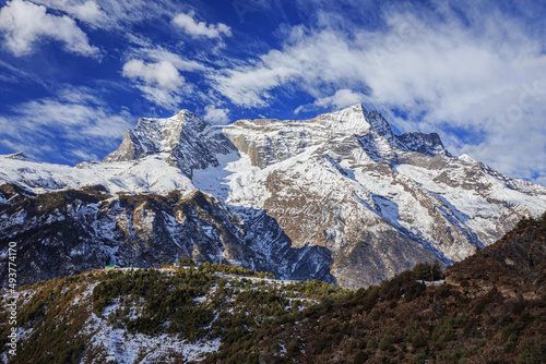 Everest Base camp Trek Landscape Kongde Ri Nepal © HAYASHI