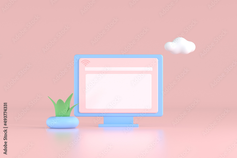 3d rendering cartoon business office 3d rendering cartoon business office