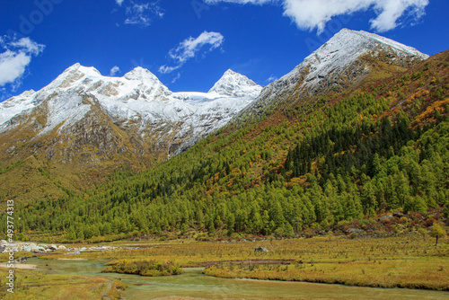 Mount  Siguniang Sichuan China photo