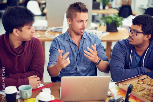 Εκτύπωση καμβά The IT experts. Shot of employees in an IT office.