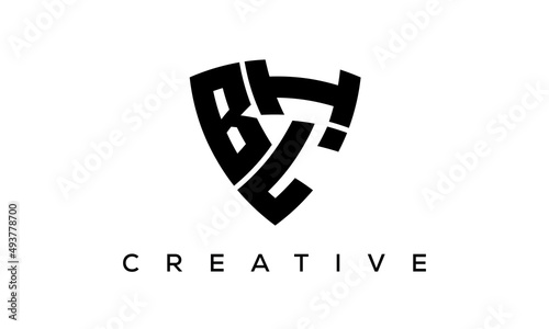 Shield letters BLI creative logo