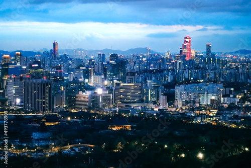Seoul city view 
