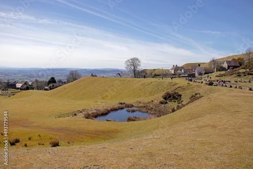 Clee hills in England. photo