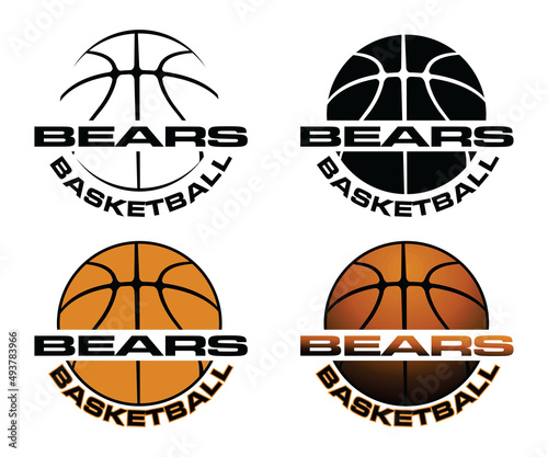 Bears Basketball Team Design is a sports team design which includes a basketball graphic and text and is perfect for your school or team. Great for Bears t-shirts, mugs and promotions.