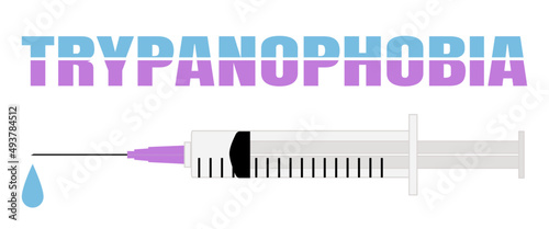 Trypanophobia or needle phobia , vector