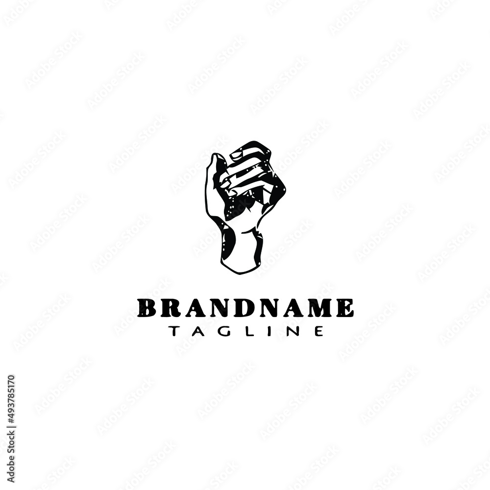 hand gesture logo cartoon design icon vector illustration hand gesture logo cartoon design icon vector illustration