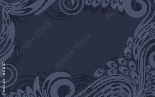Beautiful vector background with curve elegant decor