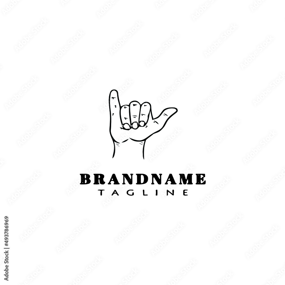 little finger promise hand sign logo cartoon icon design template black isolated vector little finger promise hand sign logo cartoon icon design template black isolated vector