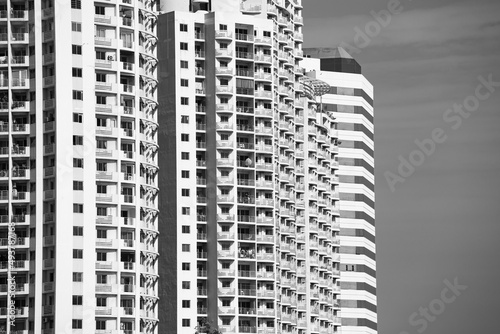 Picture monochrome condo apartment