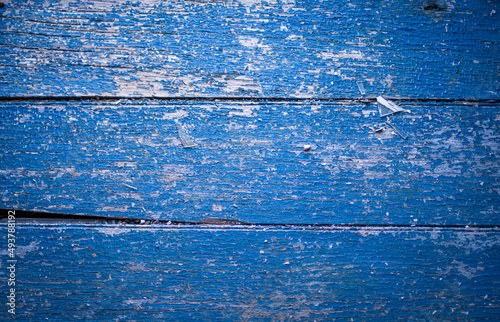 blue door