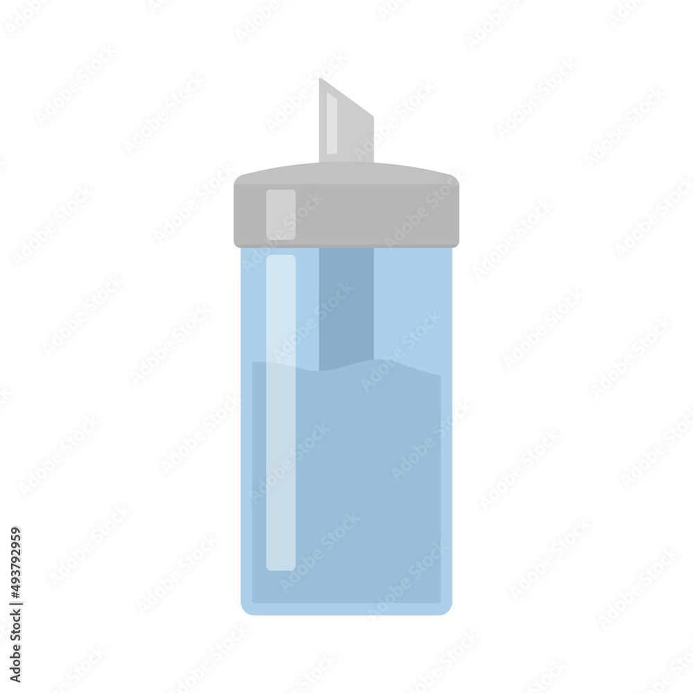 Sugar bowl with dispenser icon. Color silhouette. Side view. Vector simple flat graphic illustration. Isolated object on a white background. Isolate. Sugar bowl with dispenser icon. Color silhouette. Side view. Vector simple flat graphic illustration. Isolated object on a white background. Isolate.