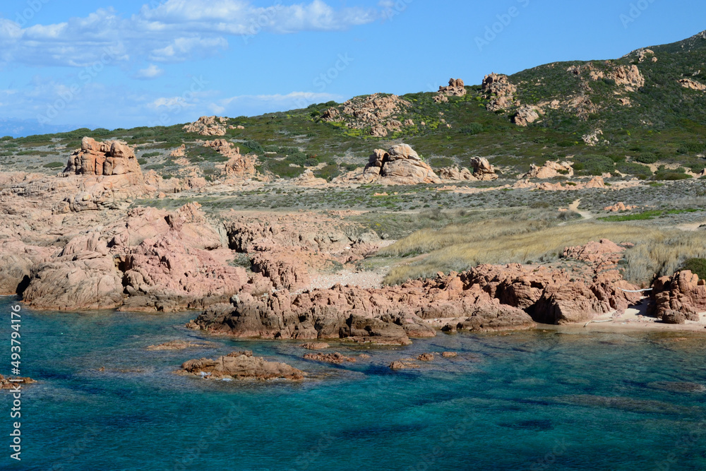 Obraz premium La costa di Cala Sarraina