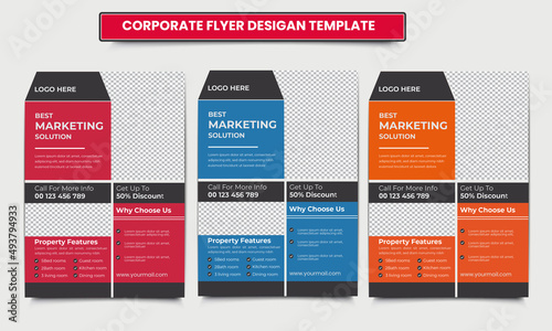 CORPORATE FLYER DESIGAN TEMPLATE photo