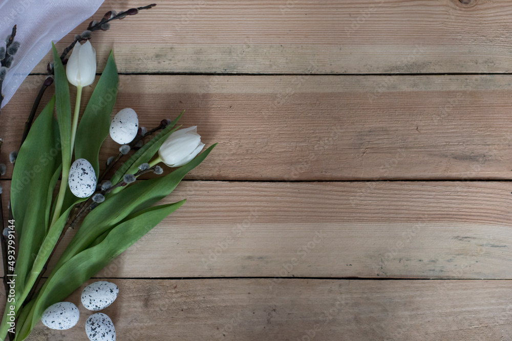 Naklejka premium Tulipany